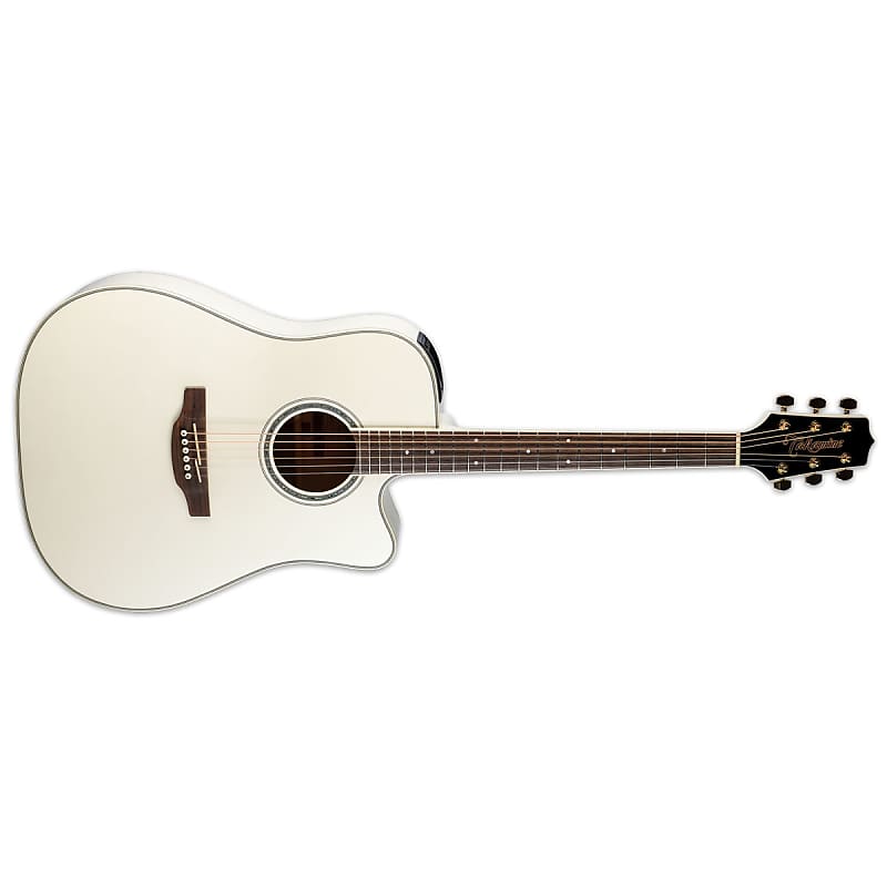 Takamine GD37CE PW - Pearl White Acoustic Guitar GD 37 CE 6 string with case - BRAND NEW image 1