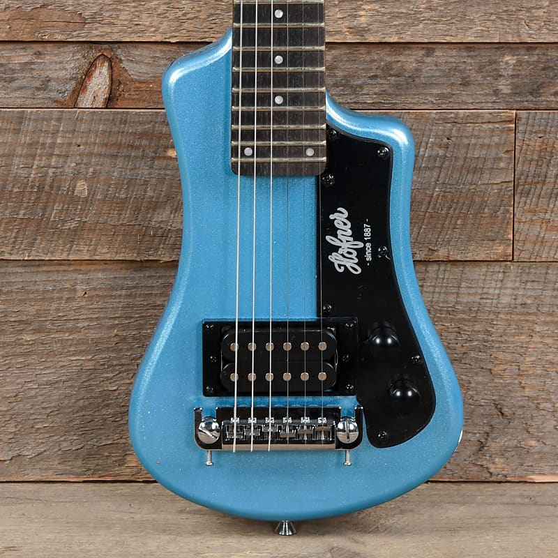 Hofner CT Shorty Travel Guitar Blue | Reverb