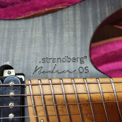2016 Strandberg Boden OS6 Chambered Swamp Ash Fanned Fret Headless Guitar image 8