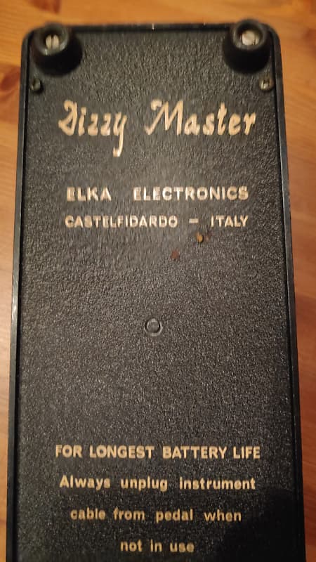 Elka Dizzy Master 1967 vintage 3 effects Wah Repeat Fuzz Ultra Rare