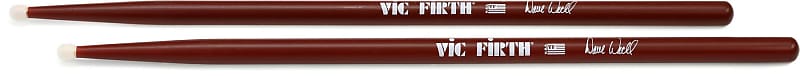 Vic Firth Signature Series Drumsticks - Dave Weckl - Nylon Tip (3-pack) Bundle image 1