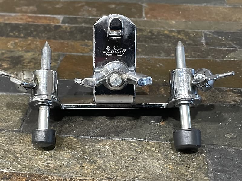 Ludwig Script Logo Bass Drum Anchor 60’s Chrome Reverb