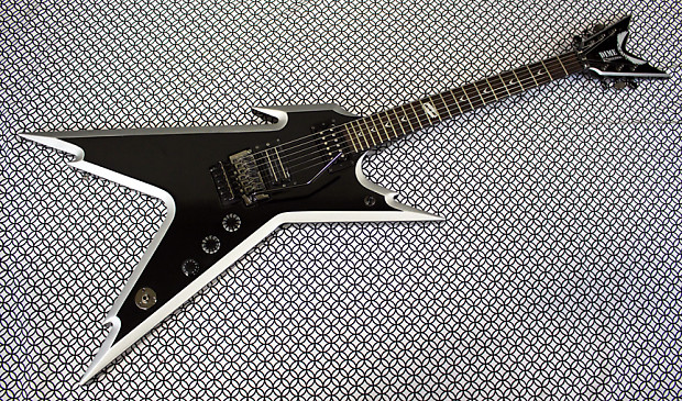Dean Dime Razorback Silverburst Two-Tone Dimebag Darrell