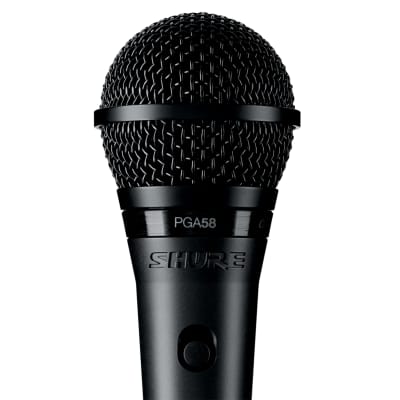 Shure PGA58 Cardioid Dynamic Vocal Microphone with XLR Cable image 1
