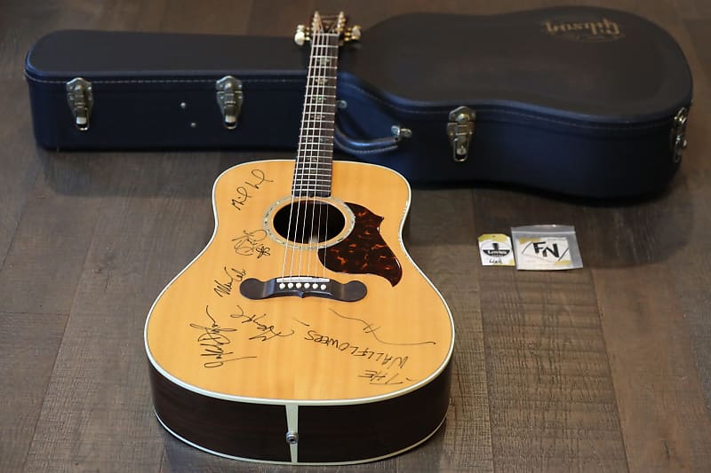 1997 Gibson CL-40 Artist Natural Acoustic/ Electric Guitar Signed by The Wallflowers + OHSC image 1