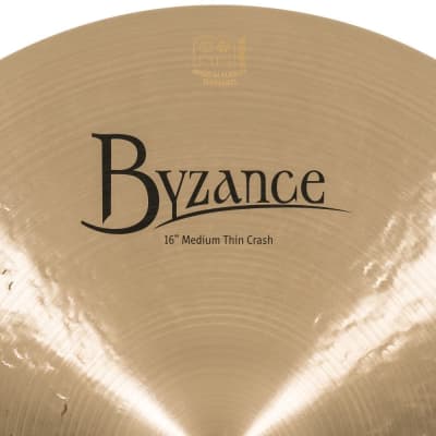 Meinl Byzance Traditional Medium Thin Crash Cymbal 16 image 4