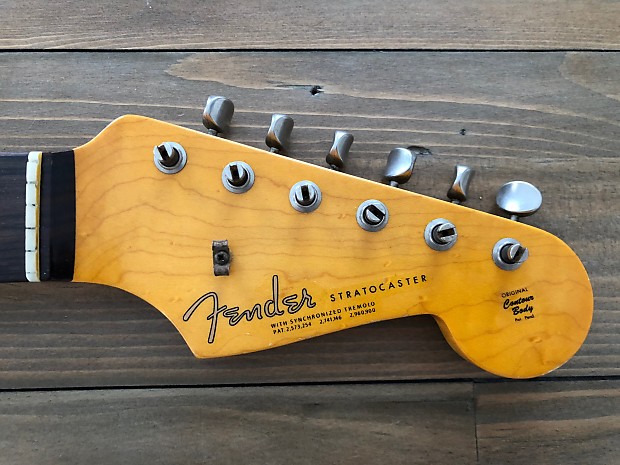 Fender Custom Shop 1962 Stratocaster Neck Flame Relic Dark Rosewood