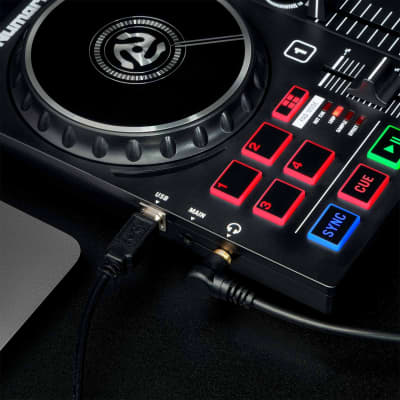 Numark Party Mix II Serato LE DJ Controller LED Lightshow w Laptop Stand image 22