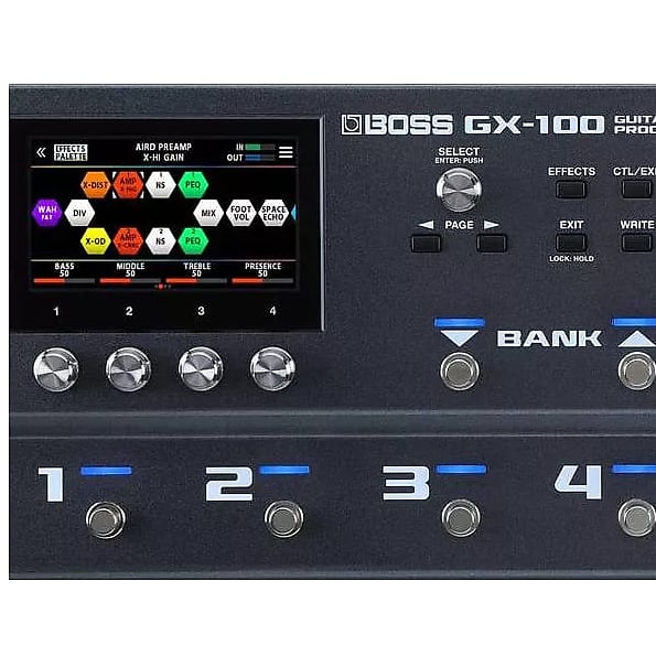 BOSS GX100 GX100 Multi Effects Pedal for Electric Guitar & Bass image 1