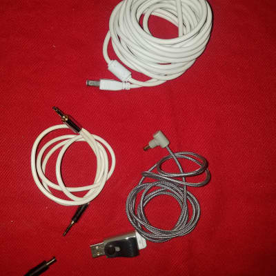 Cable Lot /Experimental DIY Mic Kit! cassette xlr  usb rca sony shure midi adaptor hosa shaker volca image 3