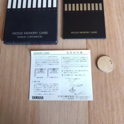 YAMAHA MCD32 RAM 32K BYTES Memory Card TG55 SY22 SY35 SY85 SY77 SY99 YS200 TX81Z DX EOS image 2