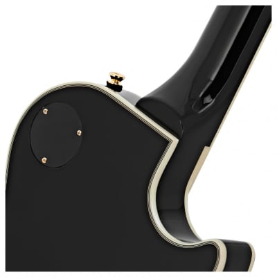 Epiphone Original Collection Les Paul Custom Ebony Guitar Left Hand image 7
