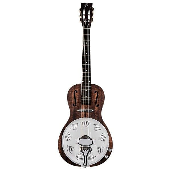 Ortega RRG30E-WB Americana Series Acoustic Electric Resonator - Distressed Satin Whiskey image 1