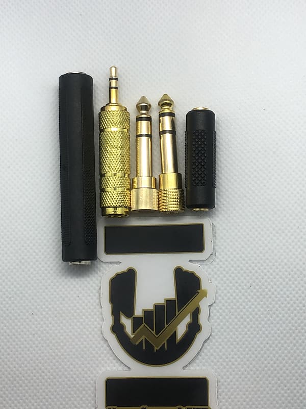 5 PC Golden Barrel Audio Adapter Kit Nova Sound Reverb UK