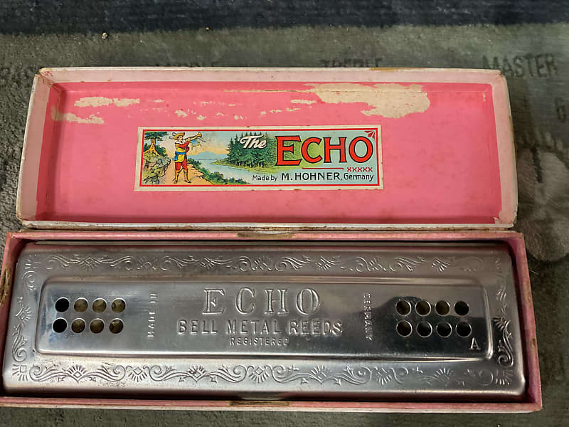 Hohner 56/96 M2 Echo Harp Tremolo Harmonica Key of A & D Reverb