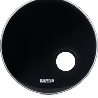 Evans EMAD Resonant Black Bass Drumhead - 20 inch image 1