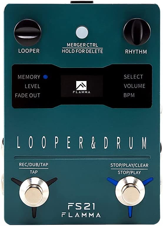 FLAMMA FS21 Drum Machine Looper Guitar Effcts Pedal 160