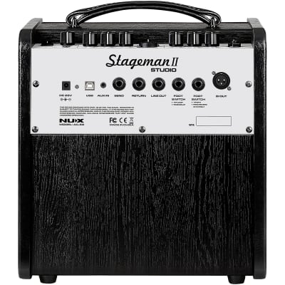 NUX Stageman II AC-60 60W Acoustic Guitar Amplifier With Drum Loop & Bluetooth image 3
