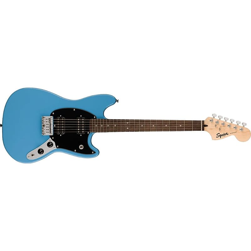 Fender Squire Sonic Mustang Electric Guitar, California Blue