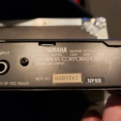 1990's Yamaha GEP50 Rackmount Guitar Effects Processor (Used) "Made In Japan" image 15