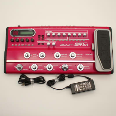 Zoom B9.1ut Bass Effects Console With AC Adapter Effects Processor 