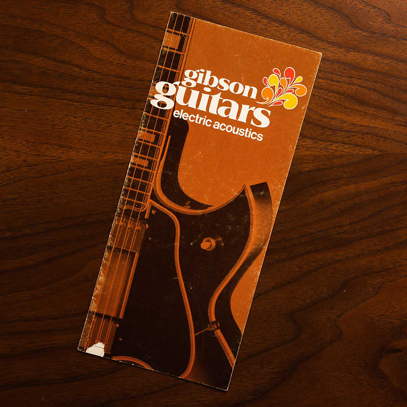 1970 Gibson Electric Acoustics Brochure | Reverb