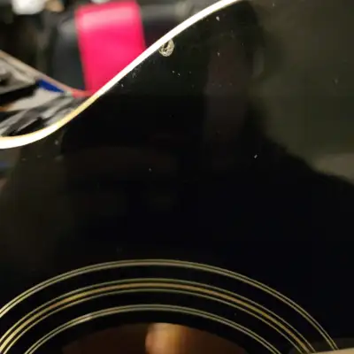 Fender John 5 Signature 2004 Black Acoustic image 4