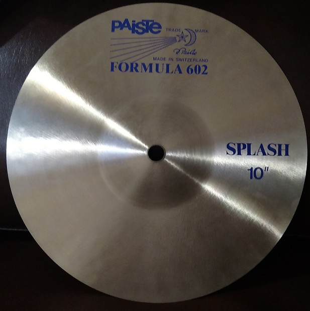 Paiste 10" Formula 602 "Blue Label" Splash Cymbal image 1
