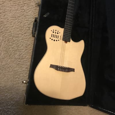 Godin MultiAc Nylon SA Acoustic-Electric Guitar made in Canada 2013 with original hard case excellent condition for sale