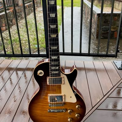 Gibson 50th Anniversary 1959 Reissue Les Paul Solid Body Electric Guitar 2019 - Bourbon Burst image 1