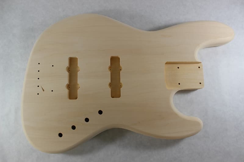 Unfinished Basswood Jazz bass guitar body fits Fender necks Reverb