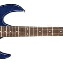 Ibanez 6 String Solid-Body Electric Guitar, Right, Blue (GRX70QATBB)