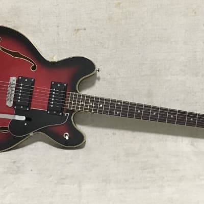 Vintage Tempo Hollow body 1960’s Red burst image 11