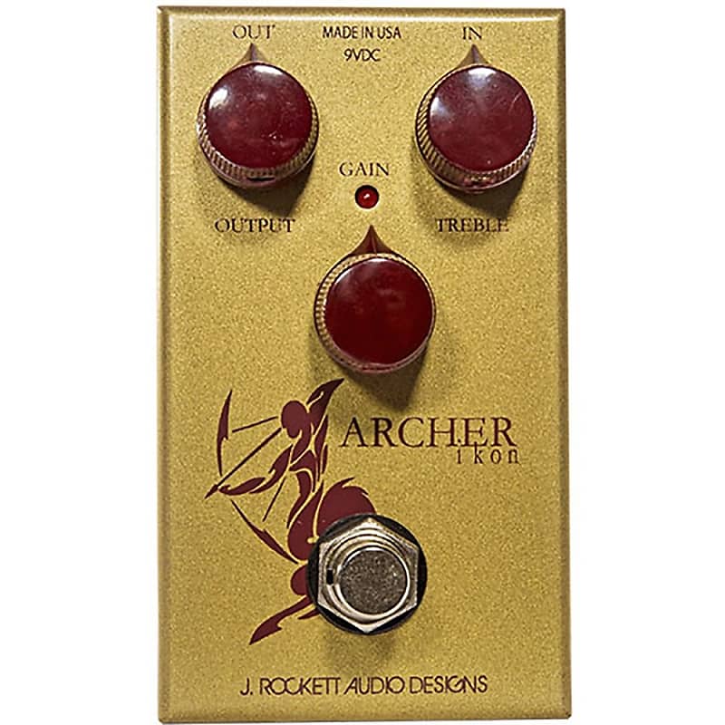J. Rockett Audio Designs Archer Ikon Overdrive and Boost Guitar Effect Pedal image 1