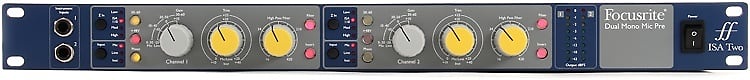 Focusrite ISA Two 2-channel Microphone Preamp image 1