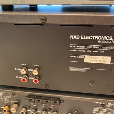 NAD Receiver, CD Player, Cassette Player Mid-80's - Dark Grey image 17