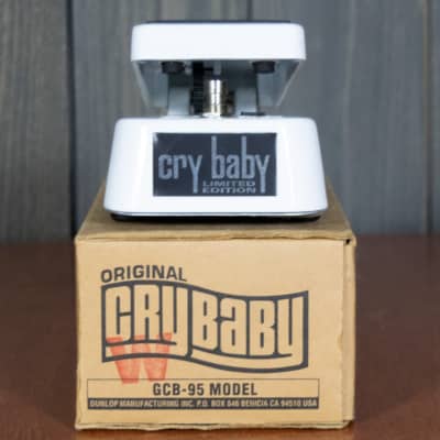 ギター Cry Baby GCB95 Limited Edition White Dunlop GCB95W Limited Edition Cry Baby Wah | Reverb