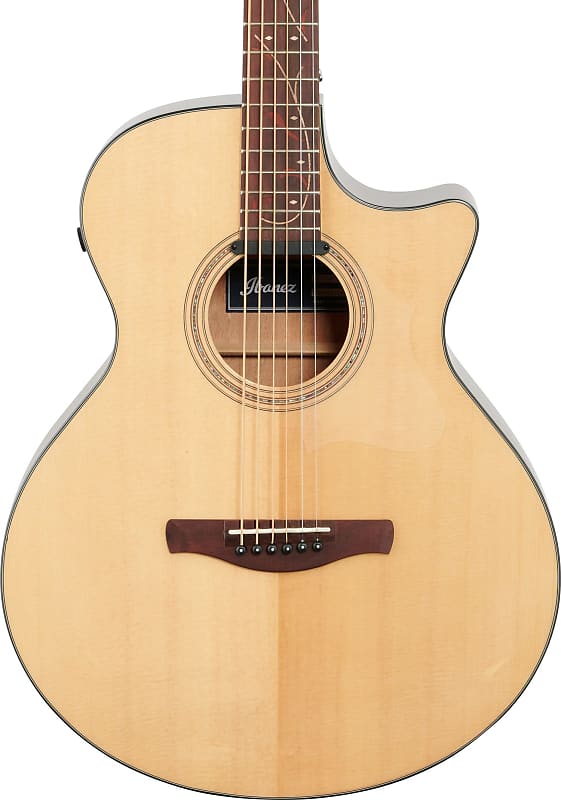 Ibanez AE275BT AE Series Baritone Acoustic-Electric Guitar, Natural Low Gloss image 1