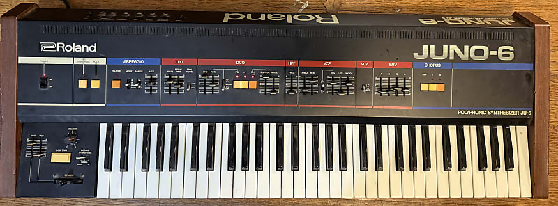 Roland JUNO-6 ポリフォニック・シンセサイザー Roland Juno-6 61-Key Polyphonic Synthesizer | Reverb