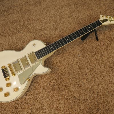 Video! 1986 Gibson Les Paul Studio Custom XPL Aged White (Les Paul with Explorer Headstock) image 2