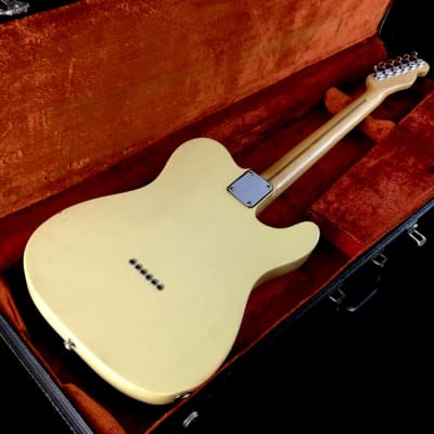 LEFTY! Vintage Early 1973 Original Fender USA Telecaster Ash Body Blonde Relic 1 Piece Maple Neck 7.6 lb HSC image 15