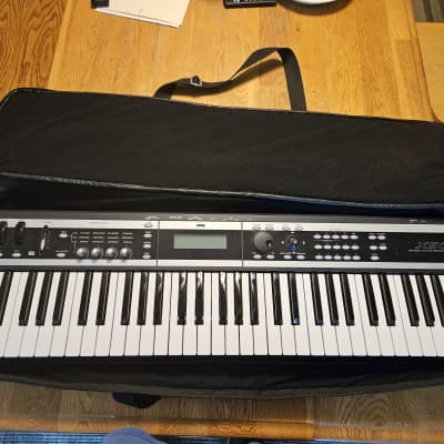 Korg X50 61-Key Music Synthesizer with Korg Case and Sustain Pedal