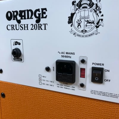 Orange Crush 20RT 1x8" 20W Combo Guitar Amp with Reverb and Tuner image 8