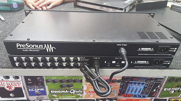 Presonus DCP-8 and MB-8 Dynamic Processor and Meter Bridge