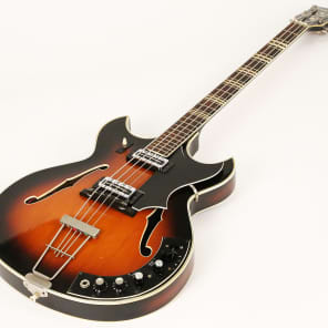 1967 Hofner 500/8BZ Hollowbody Fuzz Bass Guitar - 100% All Original, Absolutely Amazing Bass! image 2