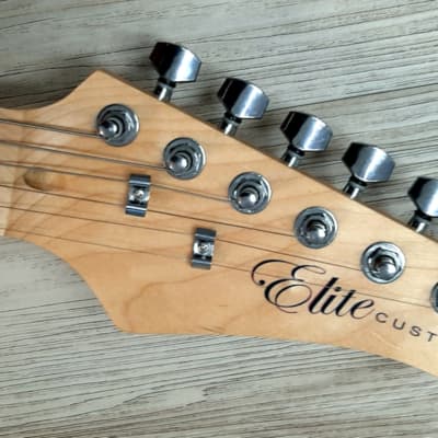 2022 Elite® Stratocaster Black Guitar Turbo w/ MODs Classic Strat SSS LTD Tortoise P/G image 5