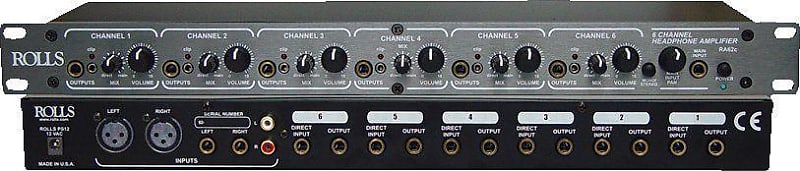 Rolls 6-Channel Headphone Amplifier RORA62C image 1
