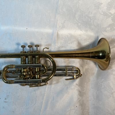 York National Cornet Cool Horn Serviced and ready to play Jazz Mouthpiece case image 8