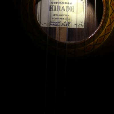 Takamine Hirade  Concert Art 5 1980's Spanish Classical Guitar image 9