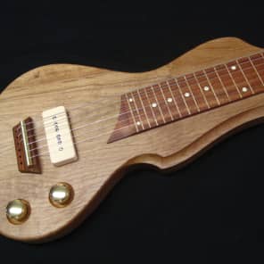Rukavina 6 String Lapsteel Guitar w/P-90 - Mahogany/Cocobolo - 24" Scale Length image 5